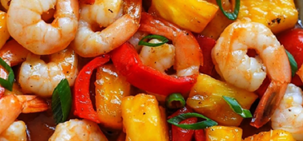 Pineapple Prawns & Peppers